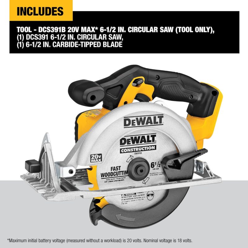 Power and Precision: Review of the DEWALT 20V MAX Circular Saw