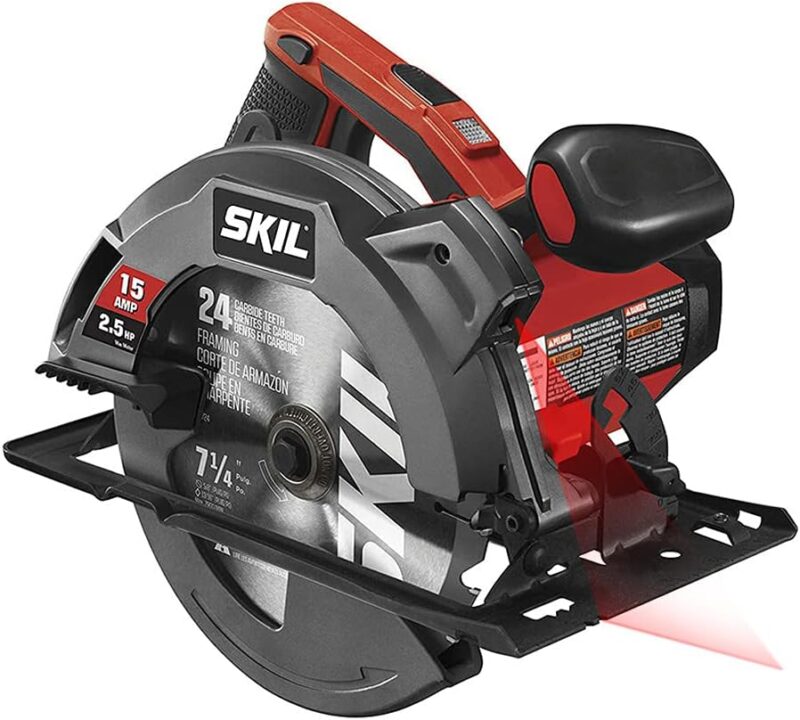 Precision Cutting: A Review of the SKIL 15 Amp Circular Saw with Laser Guide