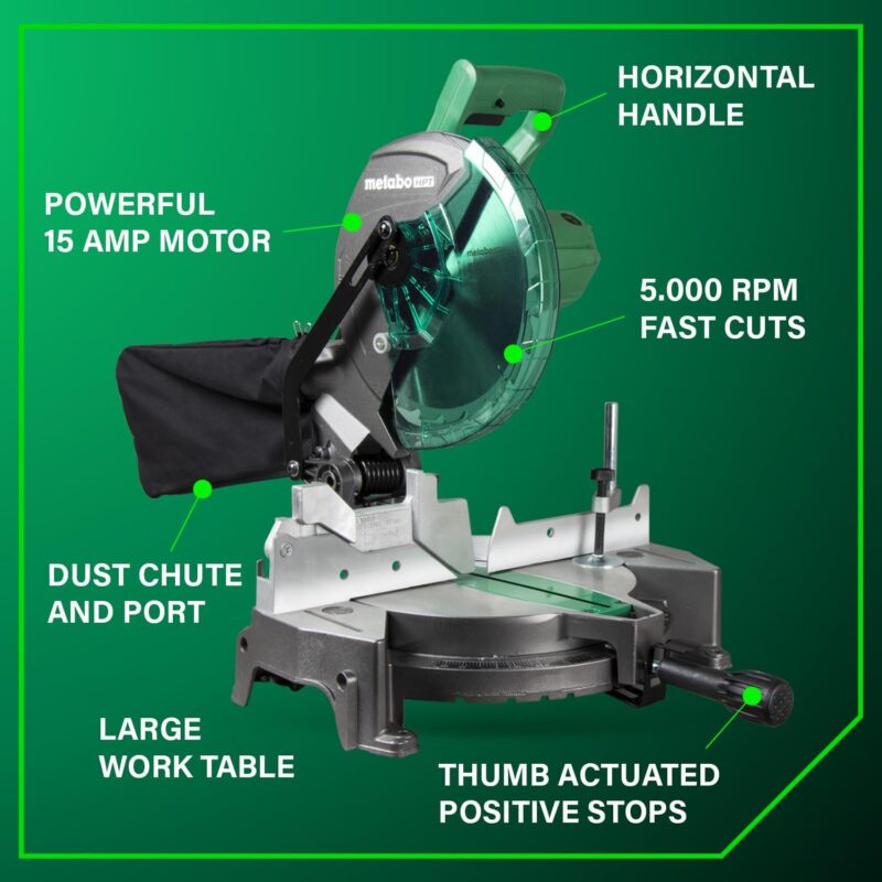 Precision Cutting Power: Metabo HPT 10-Inch Compound Miter Saw Review