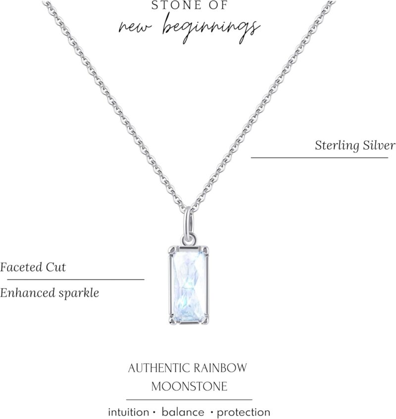 Radiant Elegance: A Review of the HOPE LOVE SHINE Rainbow Moonstone Necklace