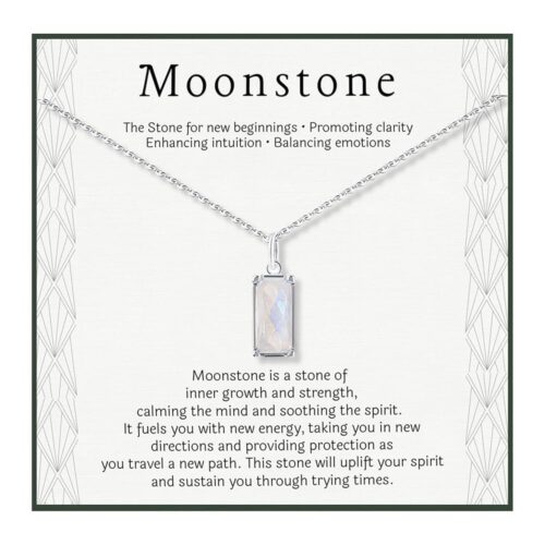 Radiant Elegance: A Review of the HOPE LOVE SHINE Rainbow Moonstone Necklace