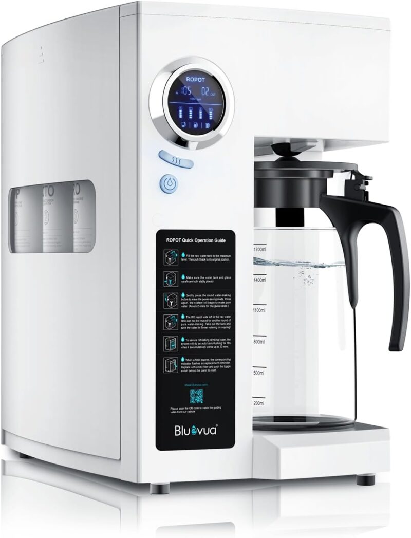 Review of Bluevua RO100ROPOT: Efficient 4-Stage Water Purification