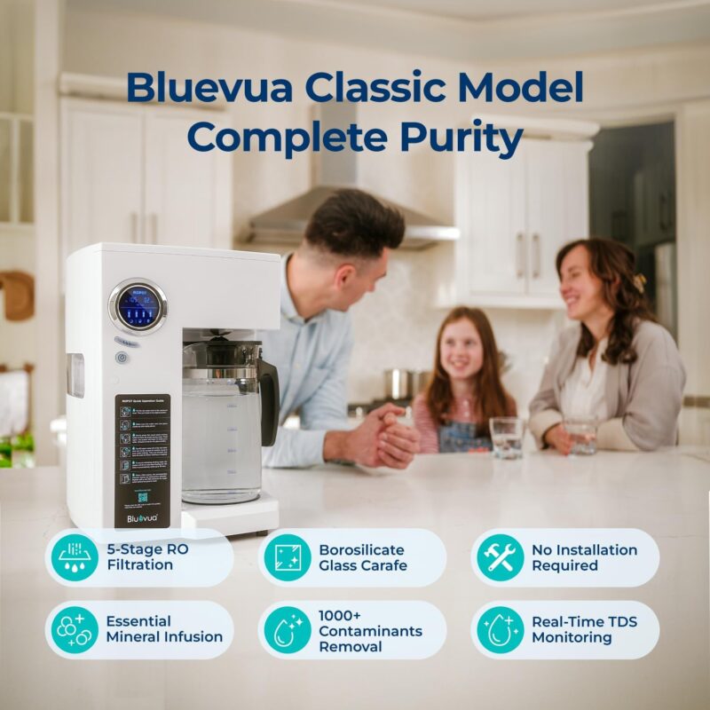 Review of Bluevua RO100ROPOT: Efficient 4-Stage Water Purification