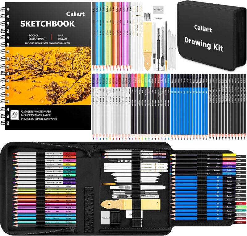 Review of Caliart 176PCS Art Supplies Sketching Kit