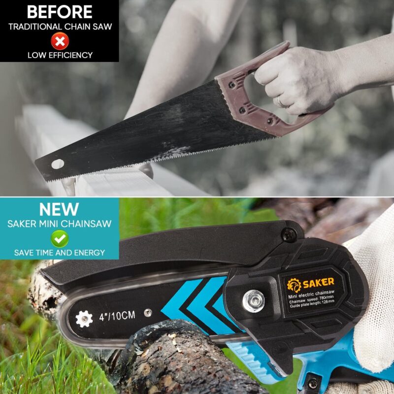 Review: Saker Mini Chainsaw – The Ultimate Portable Tool for Garden Lovers!