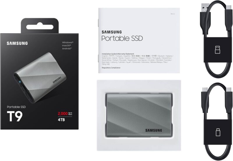 Review: SAMSUNG T9 2TB Portable SSD for Creatives & Gamers