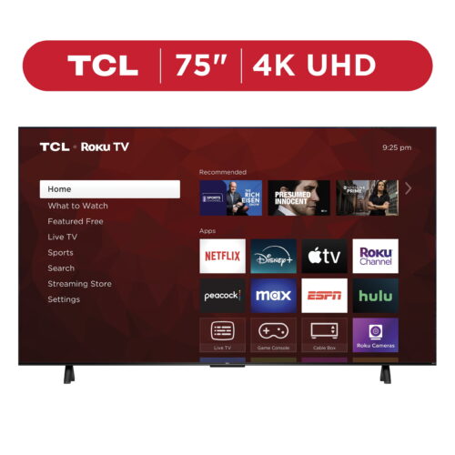 Review: TCL 75” Class S4 4K UHD HDR Smart TV – Big Screen, Bright Features!