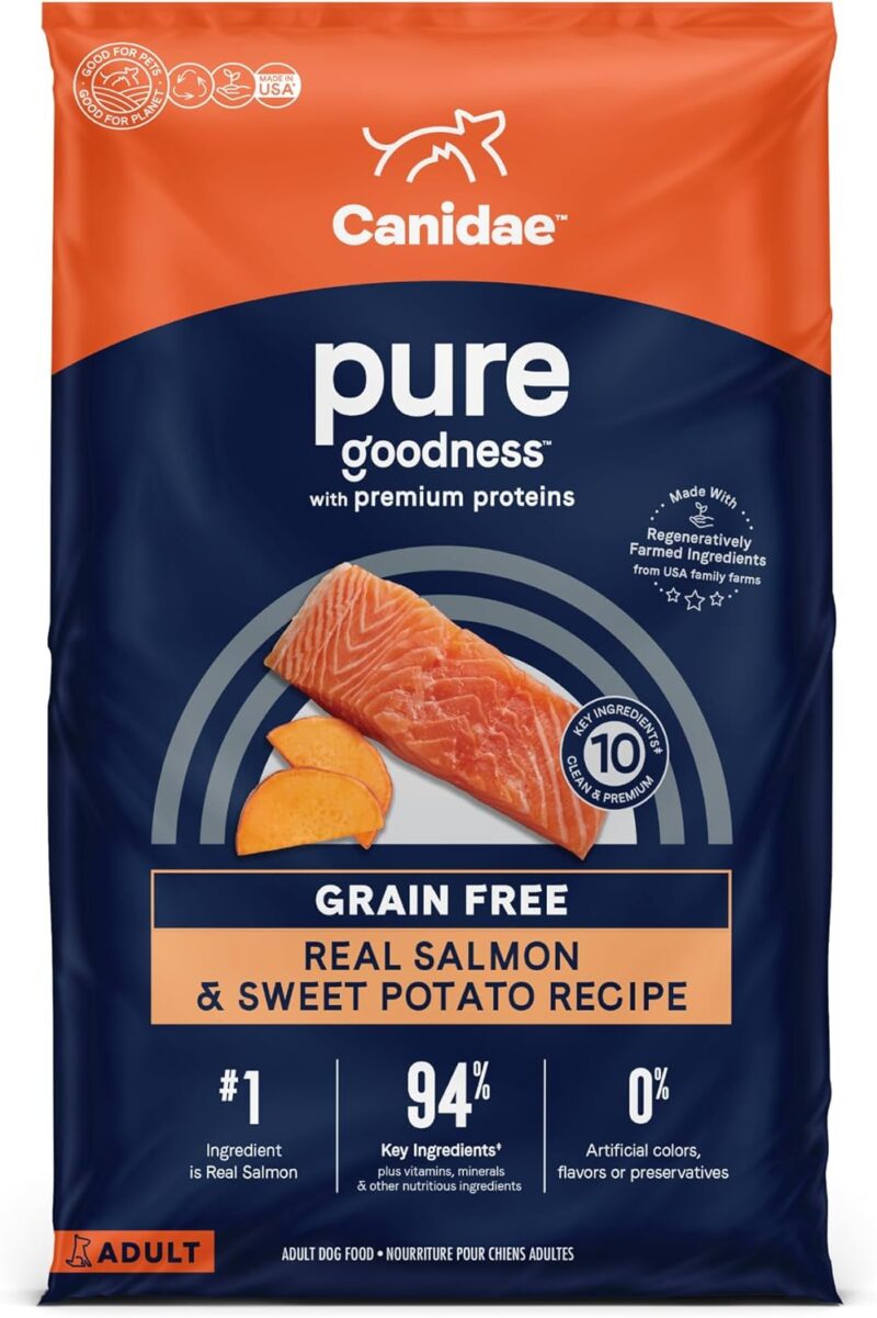 Reviewing Canidae Pure Salmon & Sweet Potato: A Nutritional Choice for Dogs