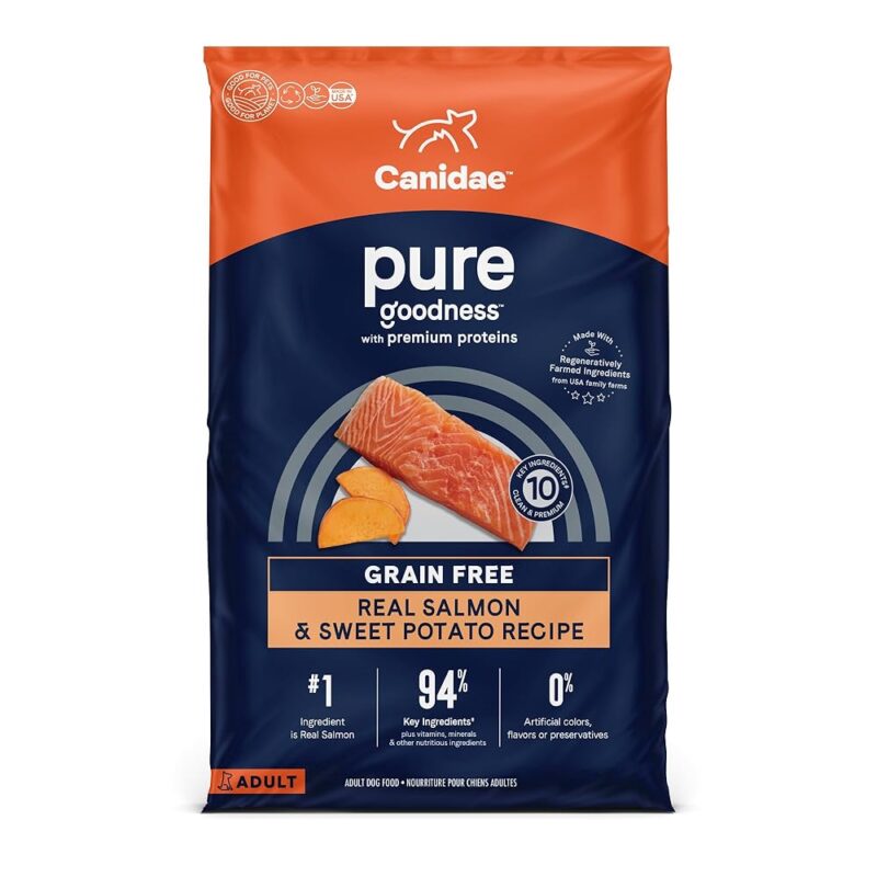 Reviewing Canidae Pure Salmon & Sweet Potato: A Nutritional Choice for Dogs