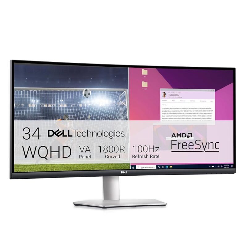 Reviewing the Dell S3423DWC: A Curved Monitor for Immersive Viewing