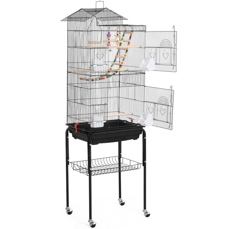 Reviewing the Yaheetech 64-Inch Open Top Bird Cage for Parrots and Finches