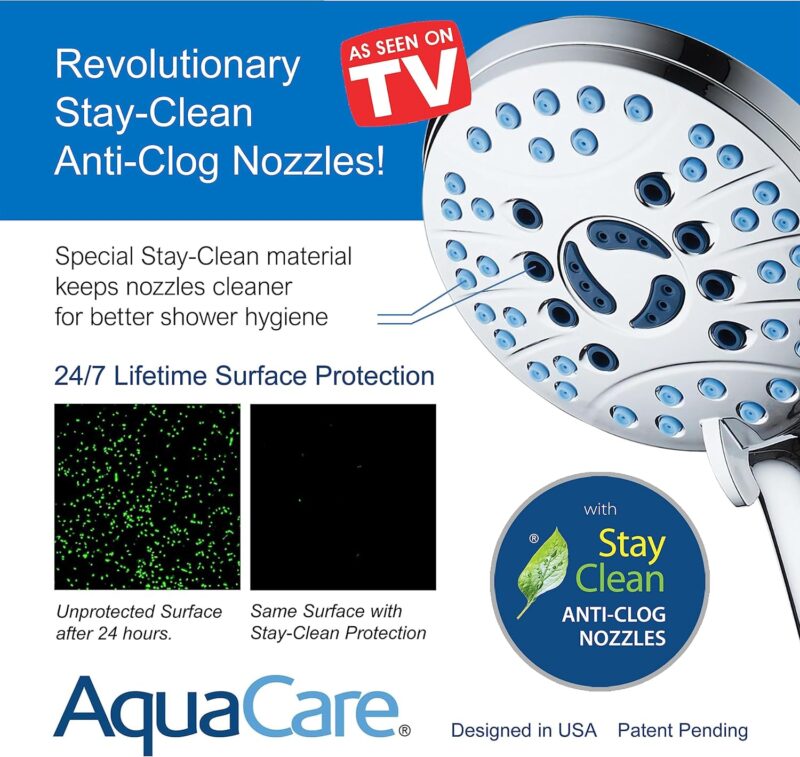 Revitalize Your Shower Experience: AquaCare 8-Mode Handheld Shower Head Review