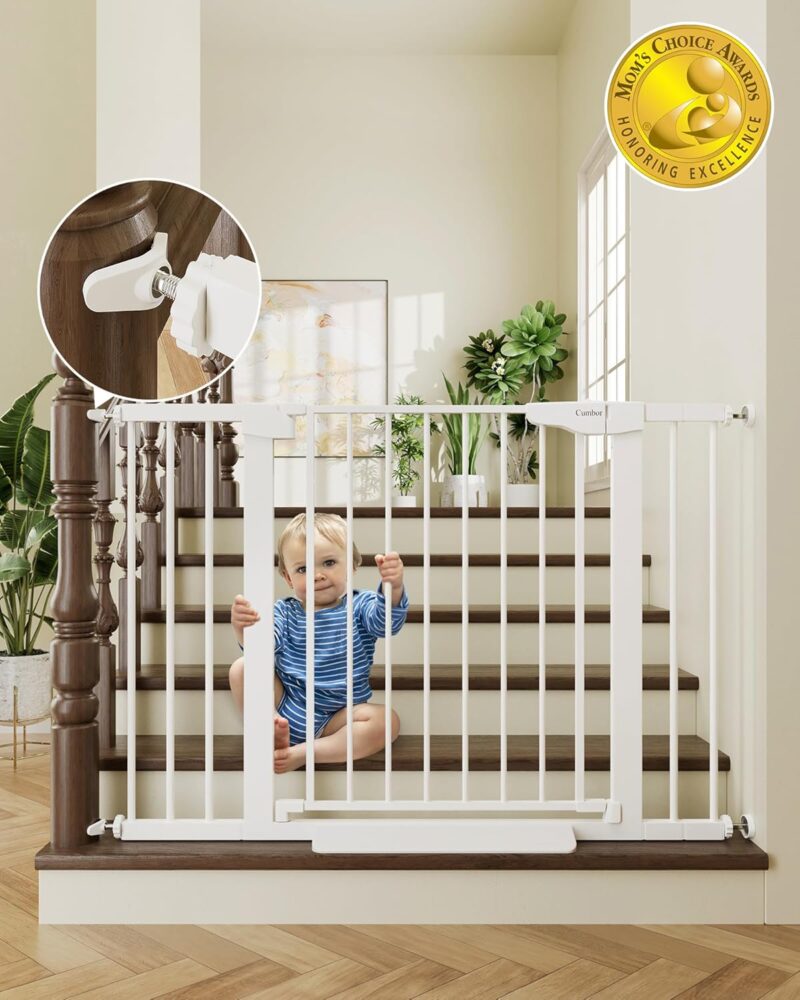 Secure and Stylish: Cumbor Baby Gate Review for Home Safety