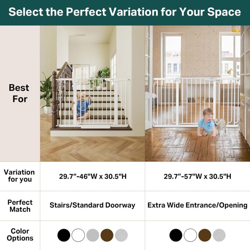 Secure and Stylish: Cumbor Baby Gate Review for Home Safety