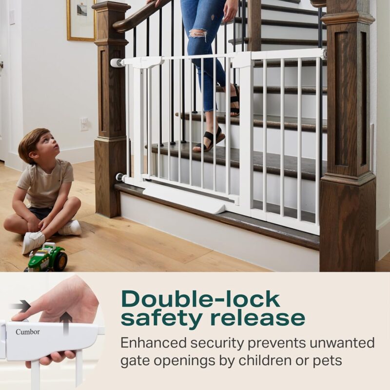 Secure and Stylish: Cumbor Baby Gate Review for Home Safety