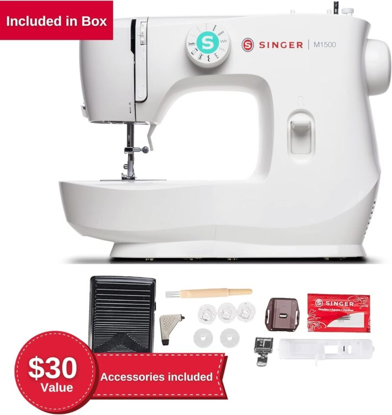 SINGER M1500 Portable Sewing Machine with Accessories