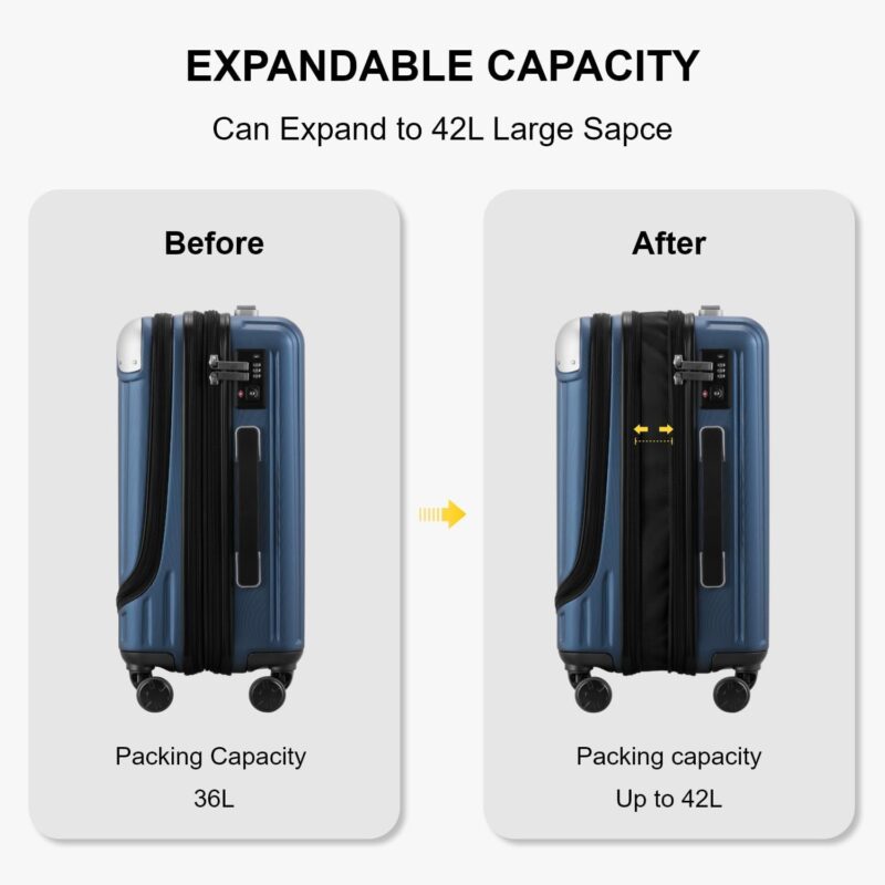 Stylish and Functional: LEVEL8 Grace 20-Inch Expandable Carry-On Review