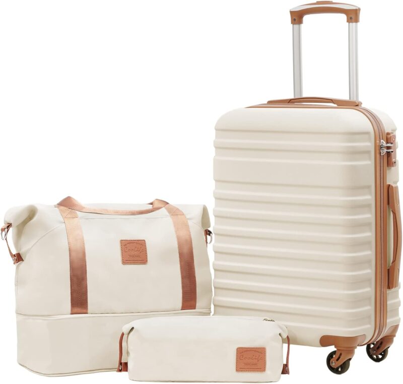 Stylish and Secure: Review of the Coolife 3-Piece Hardside Luggage Set