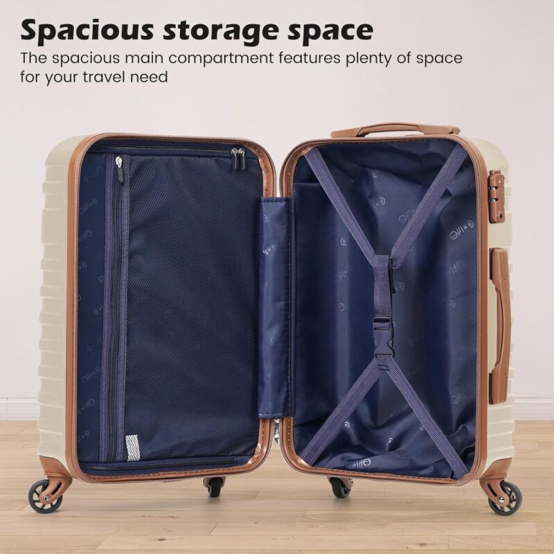 Stylish and Secure: Review of the Coolife 3-Piece Hardside Luggage Set