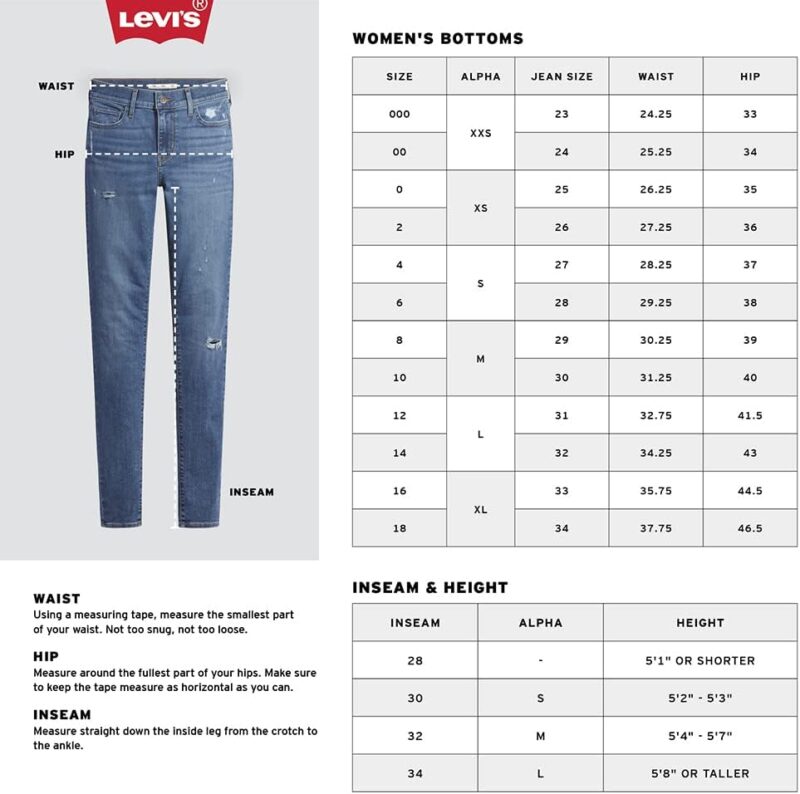 Stylish Comfort: A Review of Levi's Women's 311 Shaping Skinny Jeans