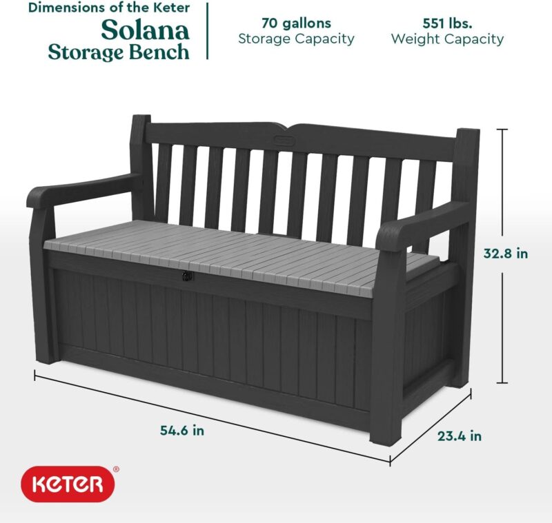 Stylish Storage Solution: Keter Solana 70 Gallon Deck Box Review