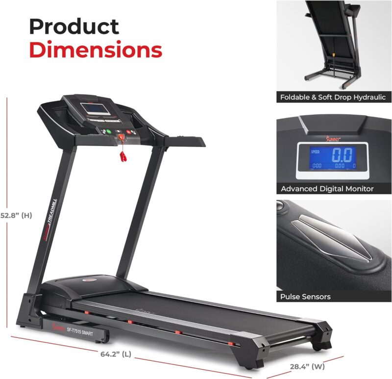 Sunny Health & Fitness Treadmill Review: Performance Meets Convenience