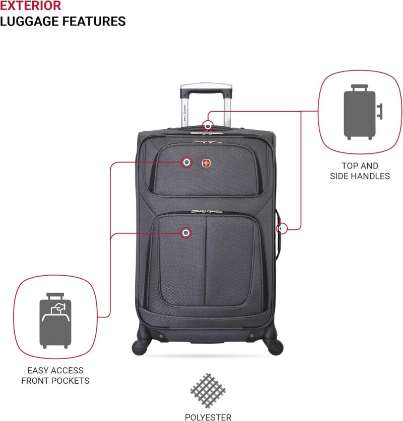 SwissGear Sion 25-Inch Luggage Review: Stylish & Spacious!