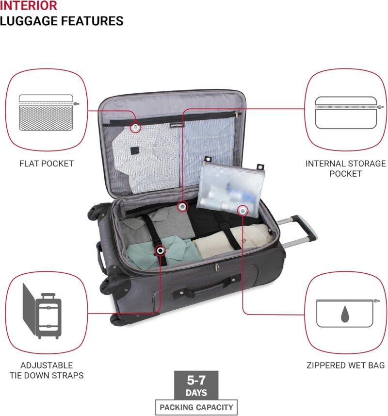 SwissGear Sion 25-Inch Luggage Review: Stylish & Spacious!