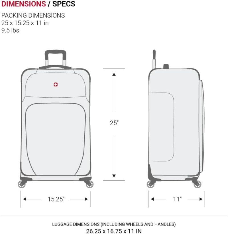 SwissGear Sion 25-Inch Luggage Review: Stylish & Spacious!