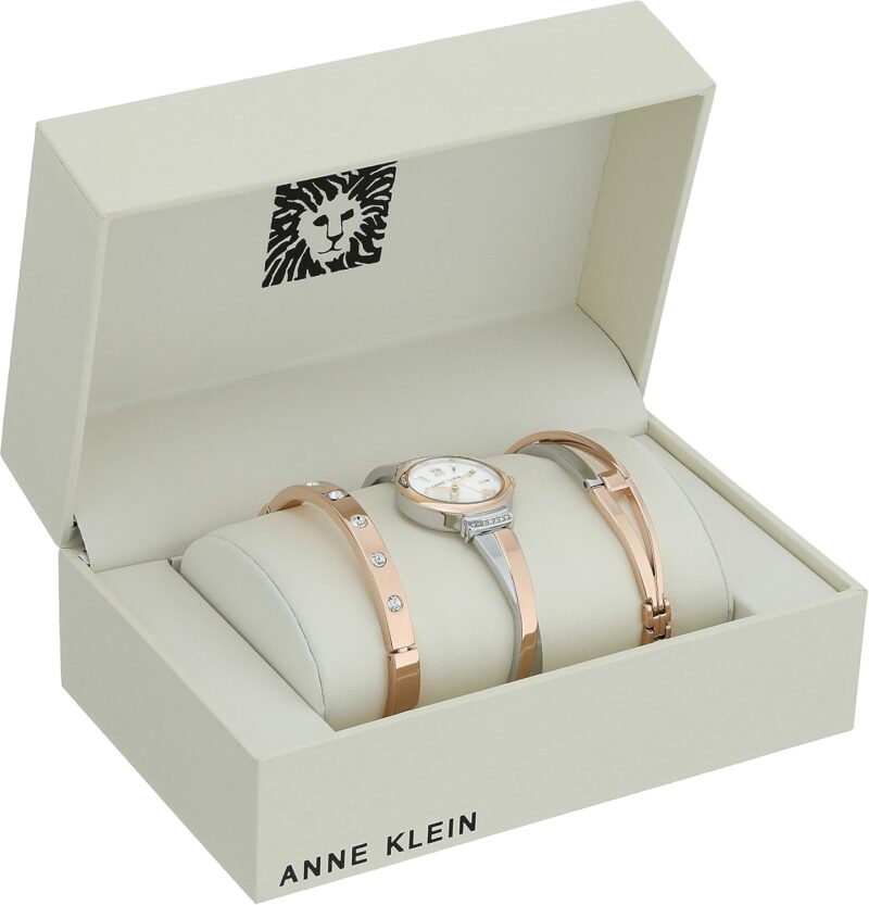 Timeless Elegance: Anne Klein Crystal Accented Bangle Watch Review