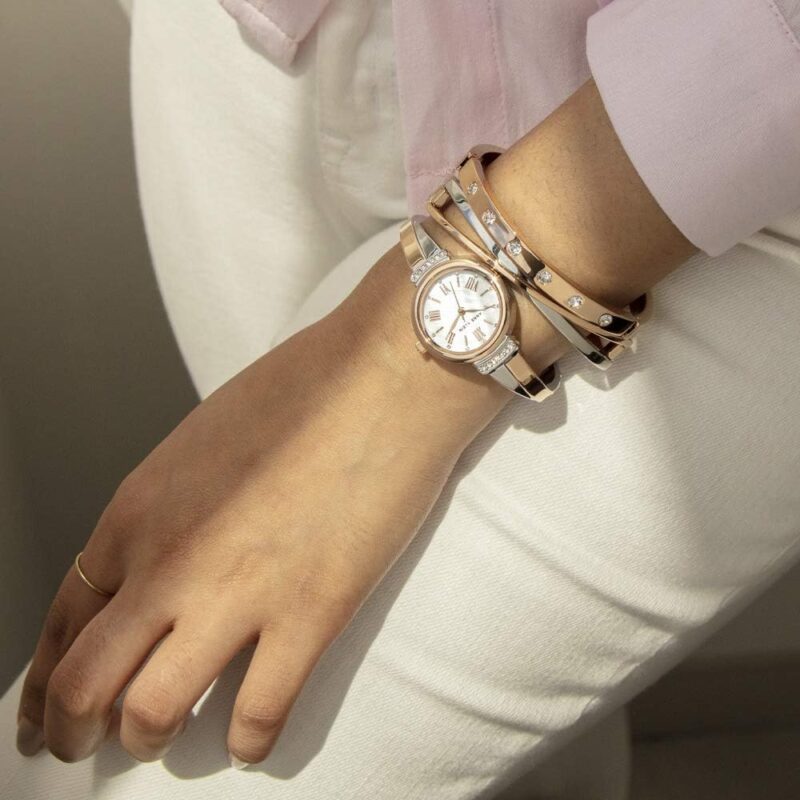 Timeless Elegance: Anne Klein Crystal Accented Bangle Watch Review