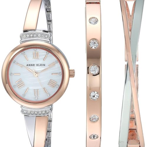 Timeless Elegance: Anne Klein Crystal Accented Bangle Watch Review