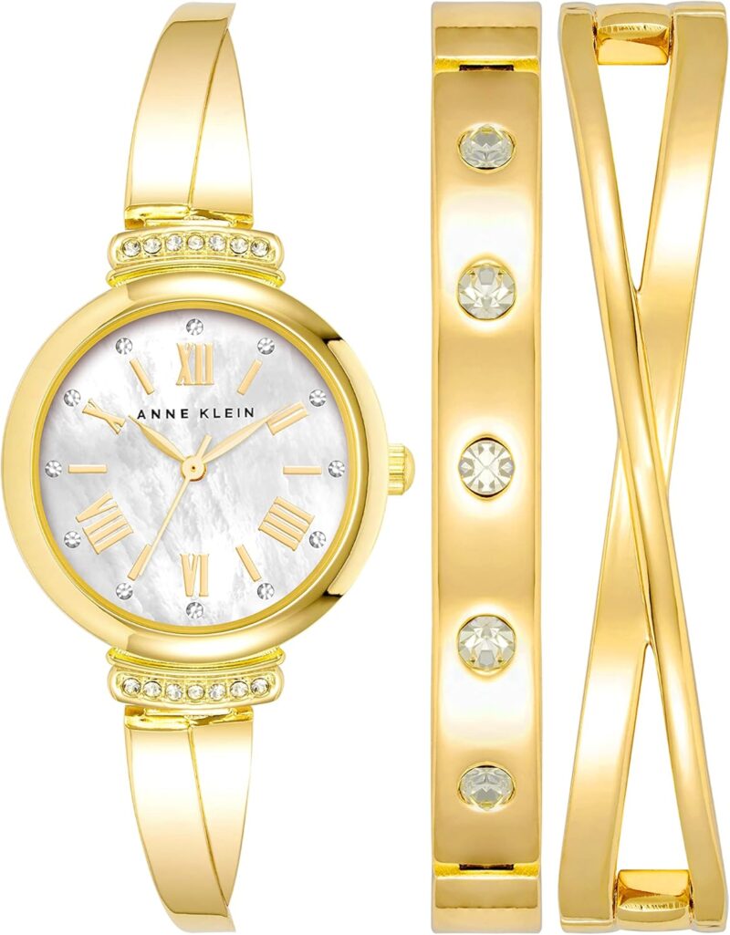 Timeless Elegance: Anne Klein Crystal Accented Bangle Watch Review