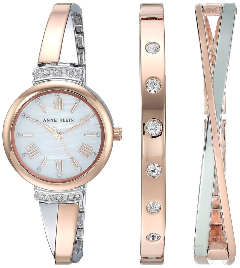 Timeless Elegance: Anne Klein Crystal Accented Bangle Watch Review