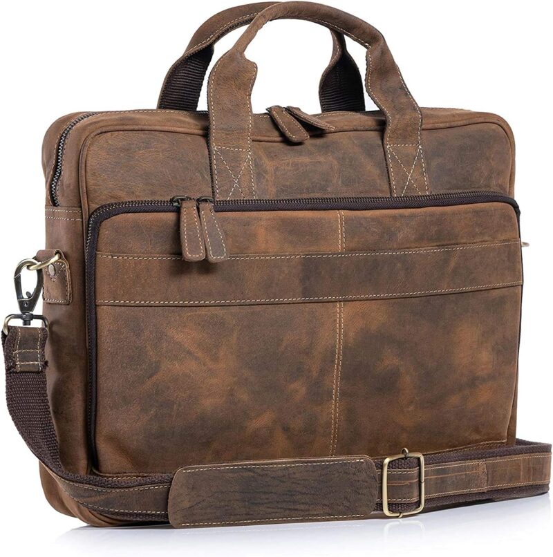 Top 18-Inch Leather Briefcases: Style and Function for Professionals