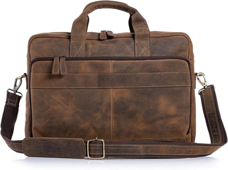 Top 18-Inch Leather Briefcases: Style and Function for Professionals