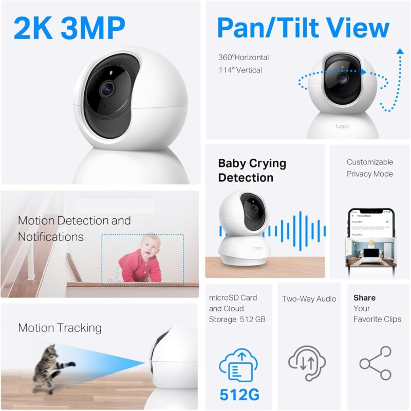 TP-Link Tapo 2K: The Ultimate Smart Security Camera for Home Monitoring