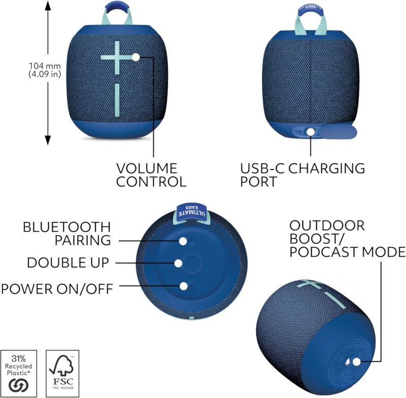 Ultimate Ears WONDERBOOM 4: The Ultimate Portable Sound Experience