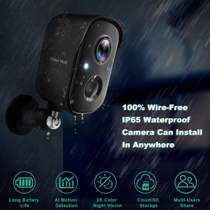 Ultimate Review: 2K Wireless Outdoor Security Camera with AI Detection & Night Vision