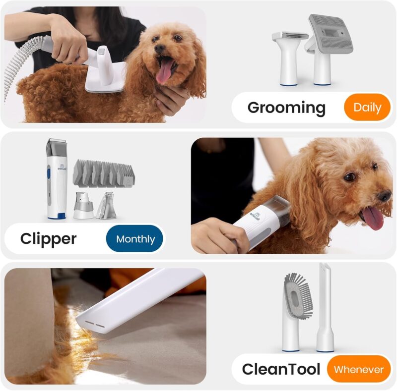 Ultimate Review: Oneisall Dog Hair Vacuum & Grooming Kit