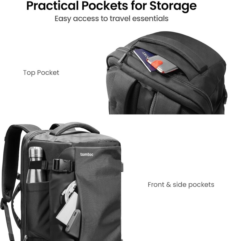 Ultimate Review: tomtoc 40L TSA-Friendly Travel Backpack