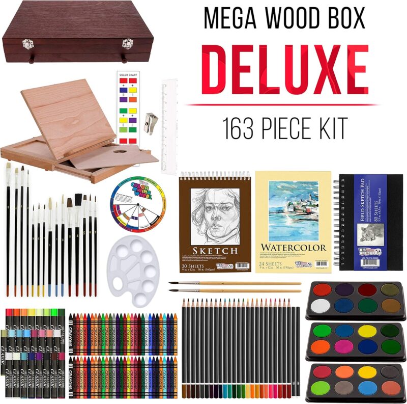 Unleashing Creativity: A Review of the 163-Piece Deluxe Art Set