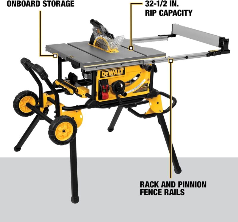 Unleashing Precision: A Review of the DEWALT DWE7491RS Table Saw