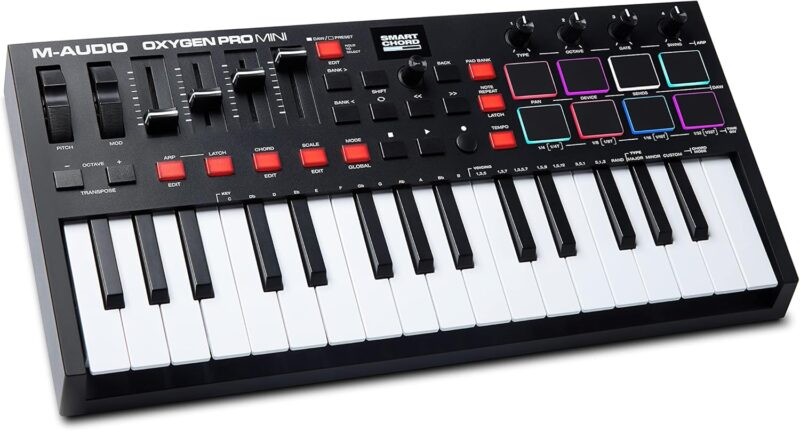 Unlock Creativity: M-Audio Oxygen Pro Mini MIDI Controller Review