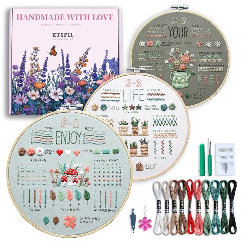 Unlock Your Creativity: A Review of the ETSPIL Beginner Embroidery Kits