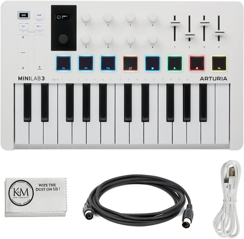 Unlocking Creativity: Arturia MiniLab 3 MIDI Controller Review