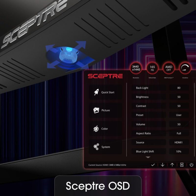 Unveiling the Sceptre 34-Inch Curved Ultrawide Monitor