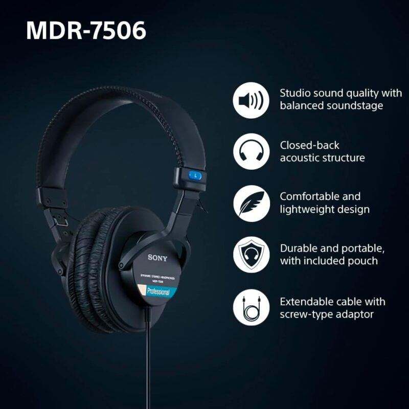 Unveiling the Sony MDR7506: A Review of Iconic Sound Quality