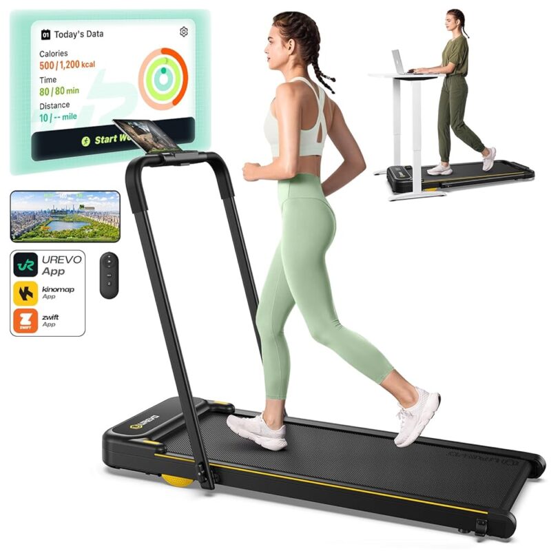 UREVO Walking Pad Review: The Ultimate 2-in-1 Treadmill for Home/Office