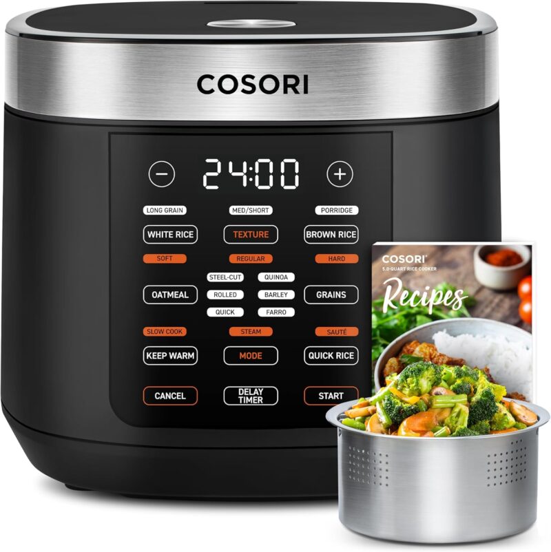 Versatile Cooking Made Easy: COSORI 10-Cup Rice Cooker Review